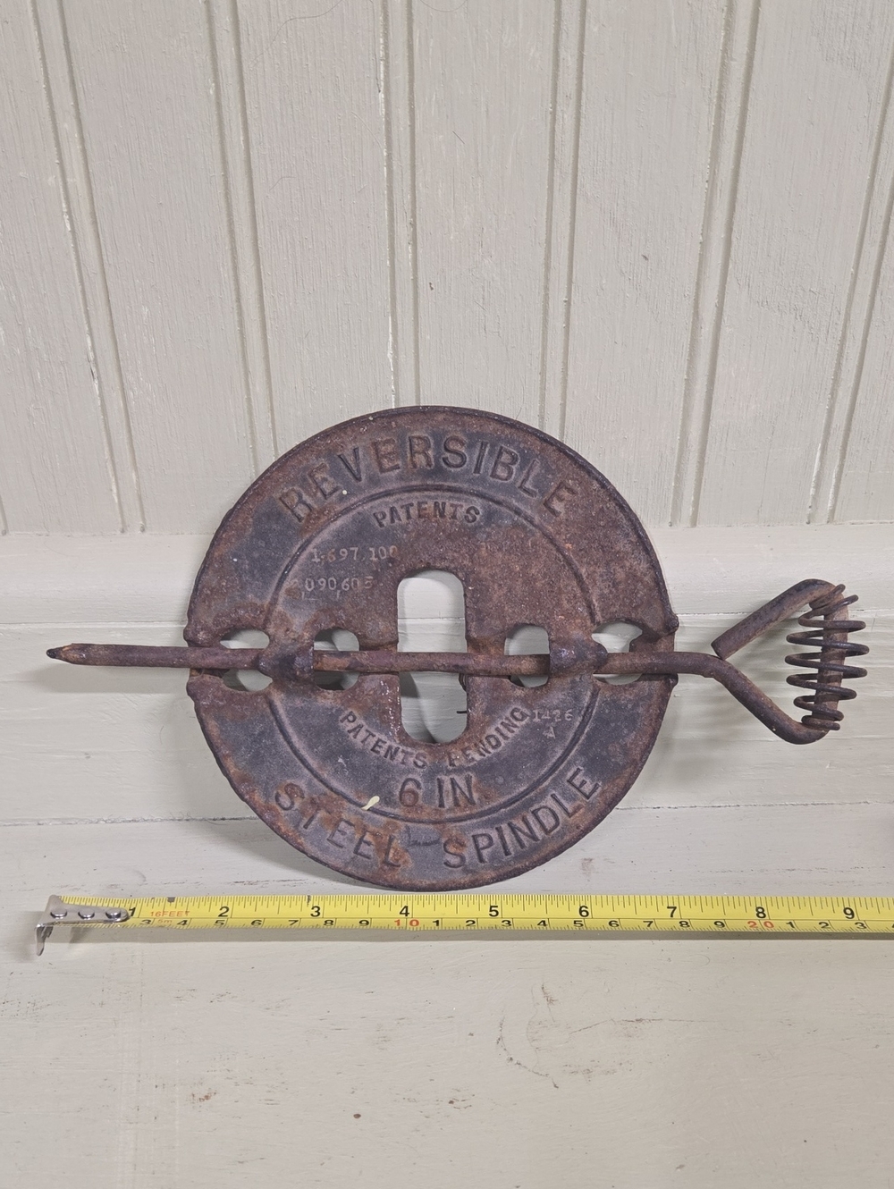Steel Spindle 6 in. - Rust Patina